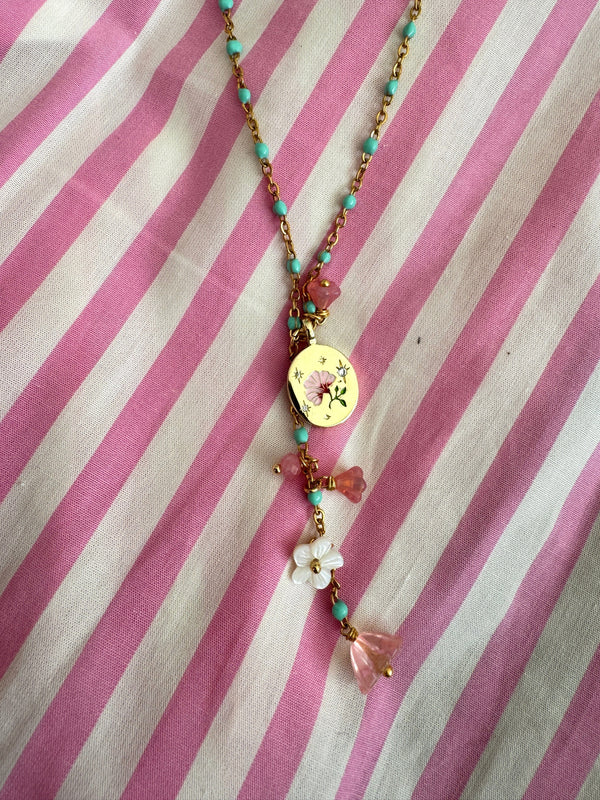 Bougainvillea Café Sorelle Necklace