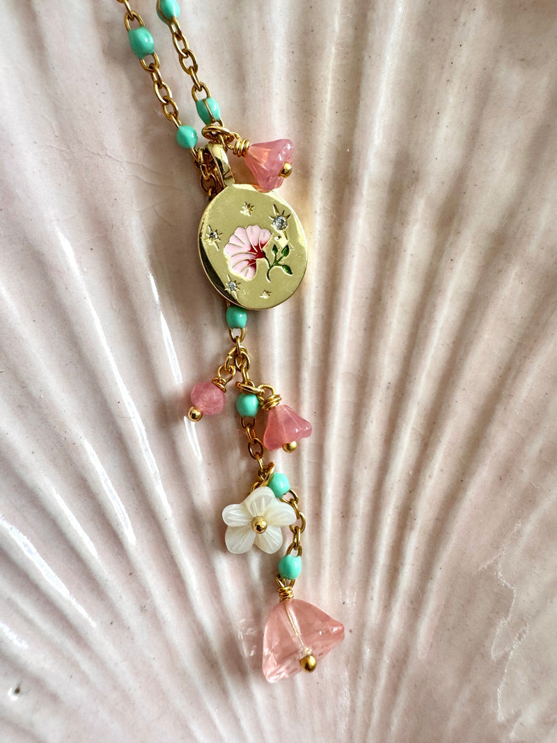 Bougainvillea Café Sorelle Necklace
