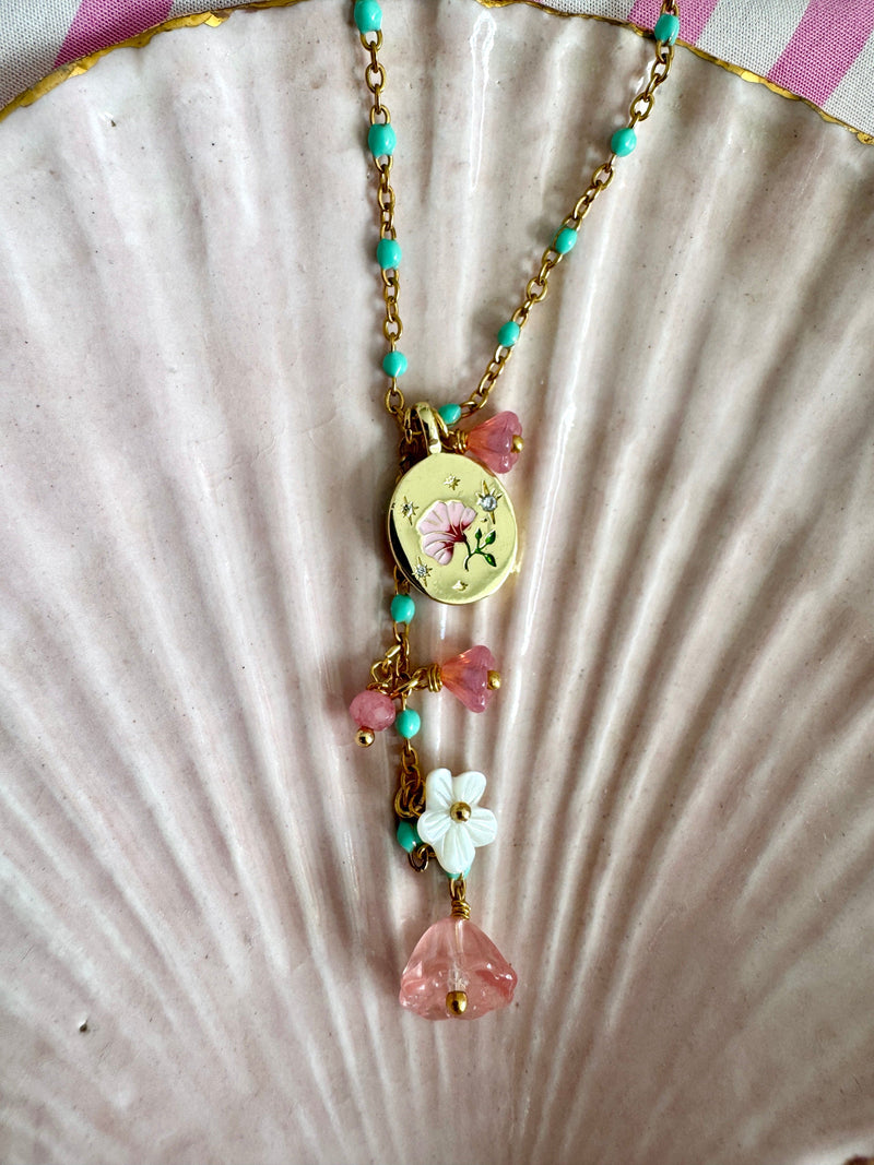 Bougainvillea Café Sorelle Necklace