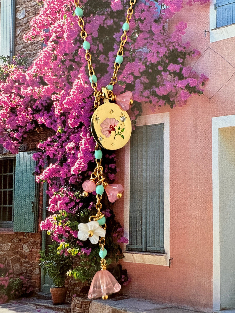 Bougainvillea Café Sorelle Necklace