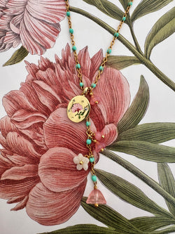 Bougainvillea Café Sorelle Necklace