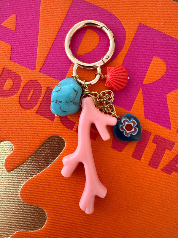 Bougainvillea Café Spada Bag Charm