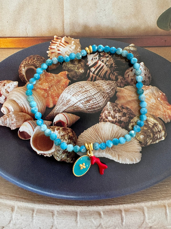Bougainvillea Café Spiaggia Bracelet in Apatite