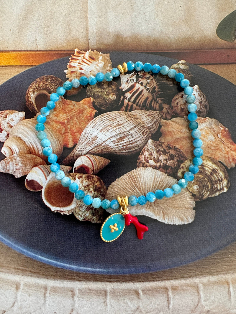 Bougainvillea Café Spiaggia Bracelet in Apatite