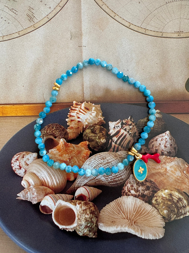 Bougainvillea Café Spiaggia Bracelet in Apatite