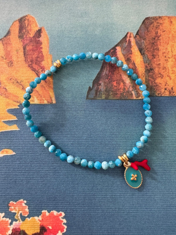 Bougainvillea Café Spiaggia Bracelet in Apatite