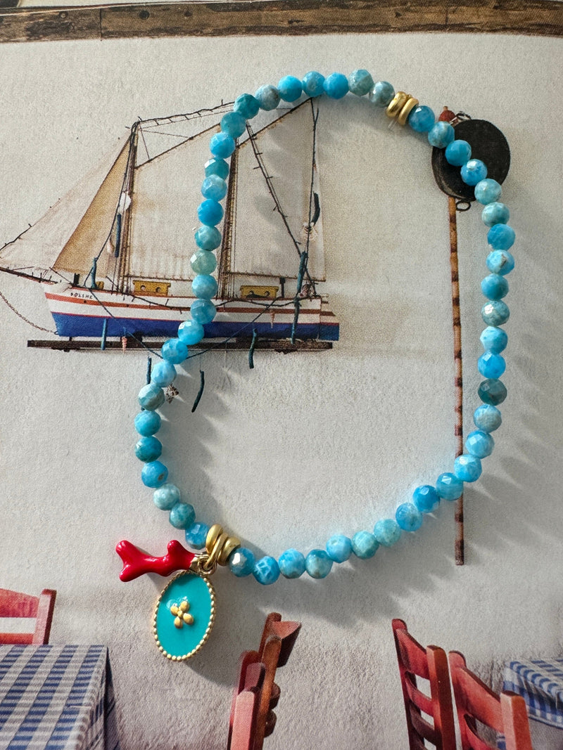 Bougainvillea Café Spiaggia Bracelet in Apatite