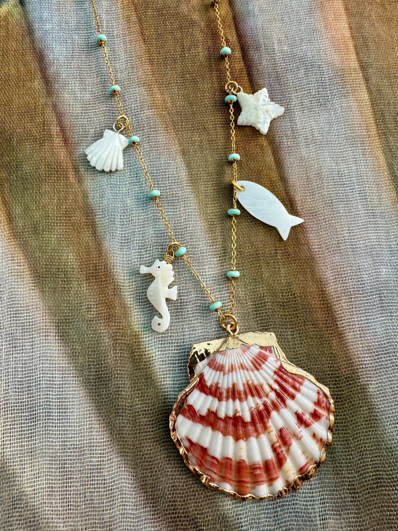 Bougainvillea Café Treasure Trove Necklace