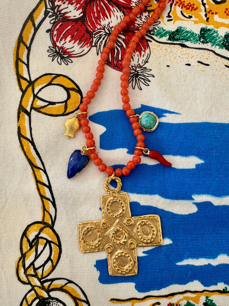 Bougainvillea Café Tropea Necklace