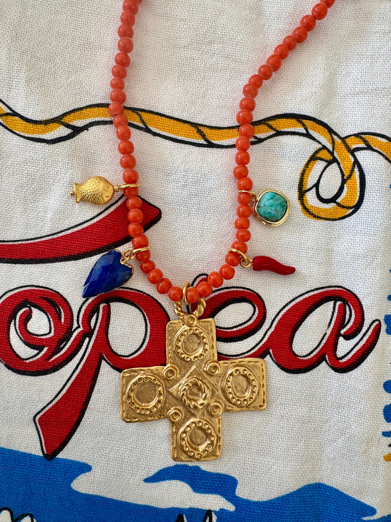 Bougainvillea Café Tropea Necklace