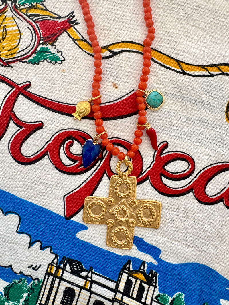 Bougainvillea Café Tropea Necklace