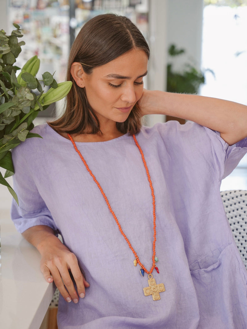 Bougainvillea Café Tropea Necklace