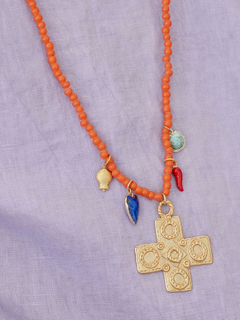 Bougainvillea Café Tropea Necklace