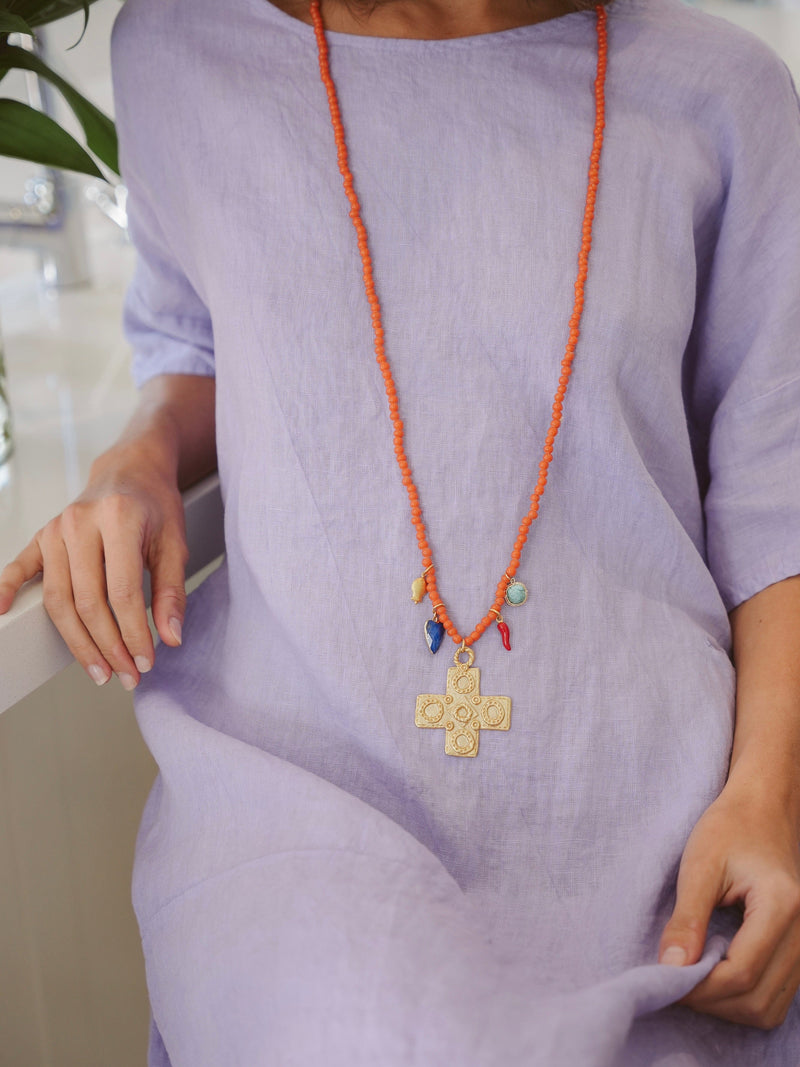 Bougainvillea Café Tropea Necklace