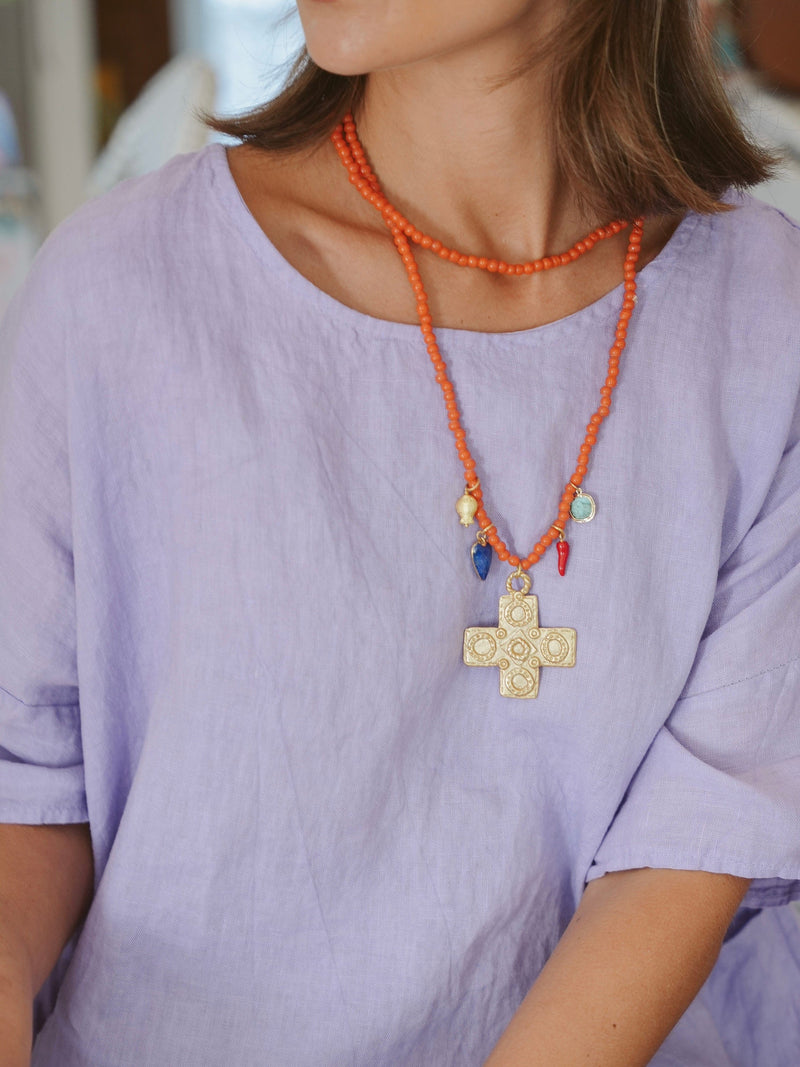 Bougainvillea Café Tropea Necklace