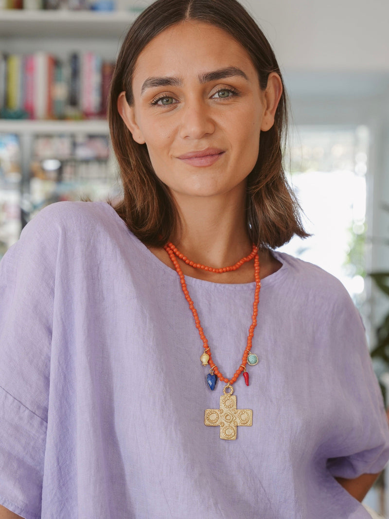 Bougainvillea Café Tropea Necklace