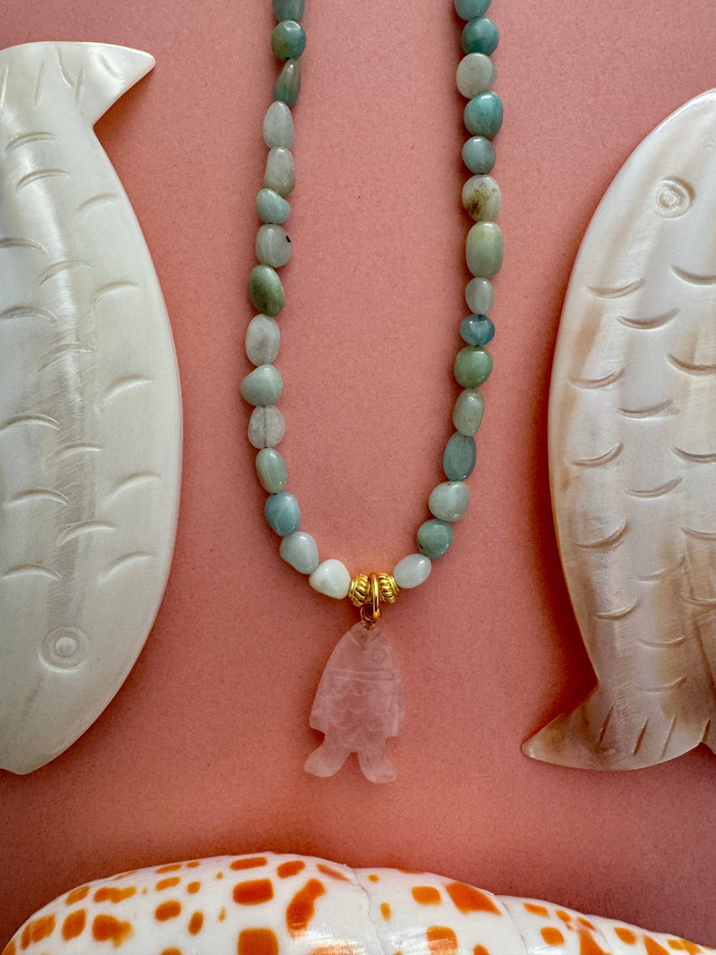 Bougainvillea Café Tropika Necklace