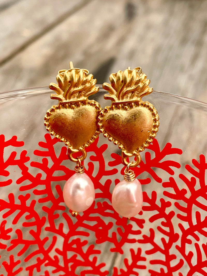 Bougainvillea Café Amata Earrings