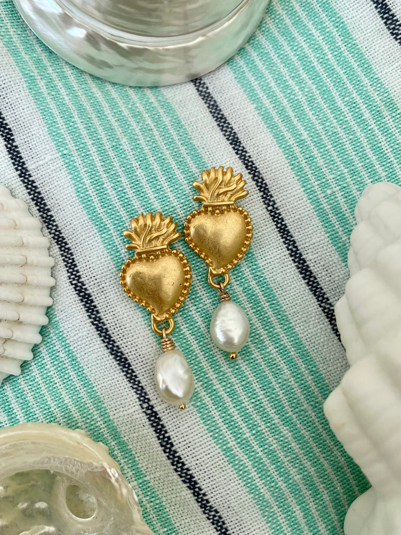 Bougainvillea Café Amata Earrings