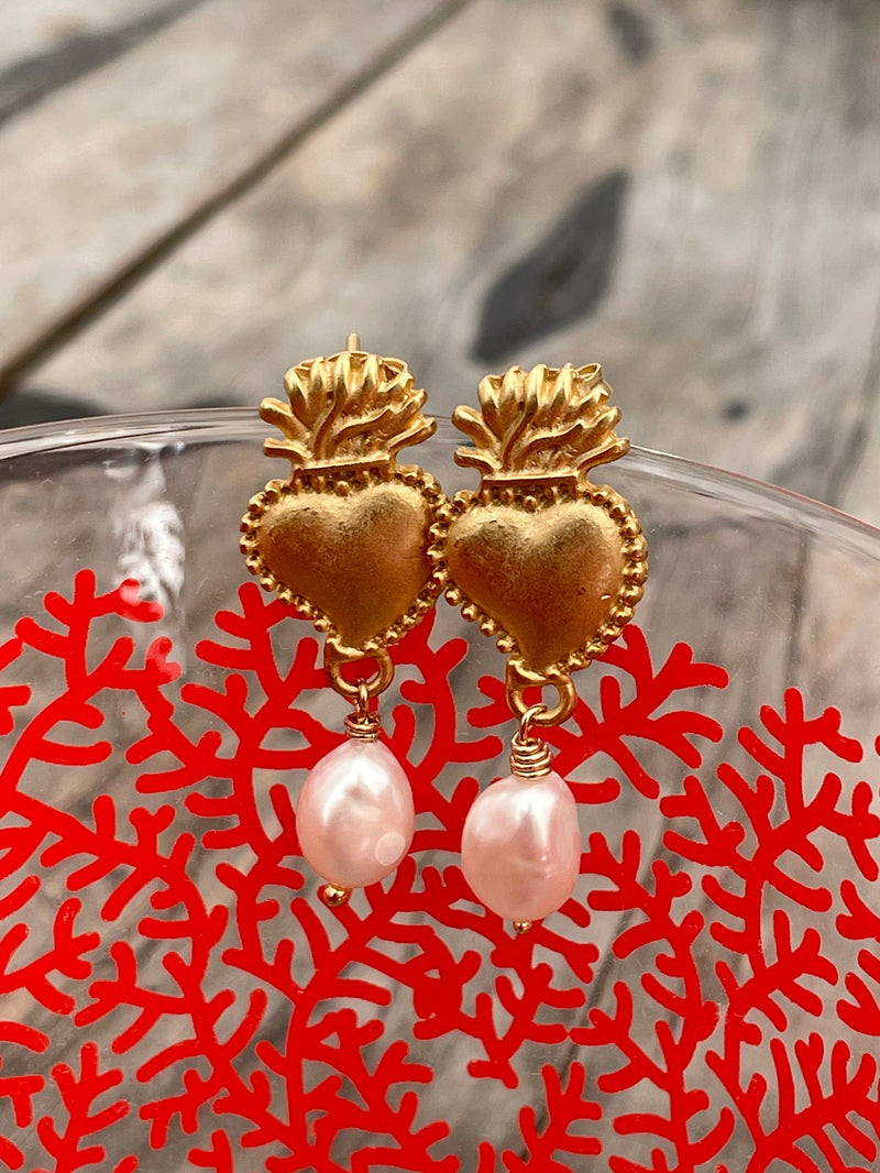 Bougainvillea Café Amata Earrings