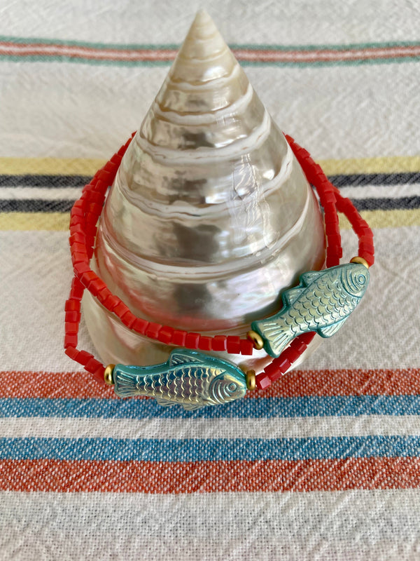 Bougainvillea Café Pesce Bracelet in Nettuno