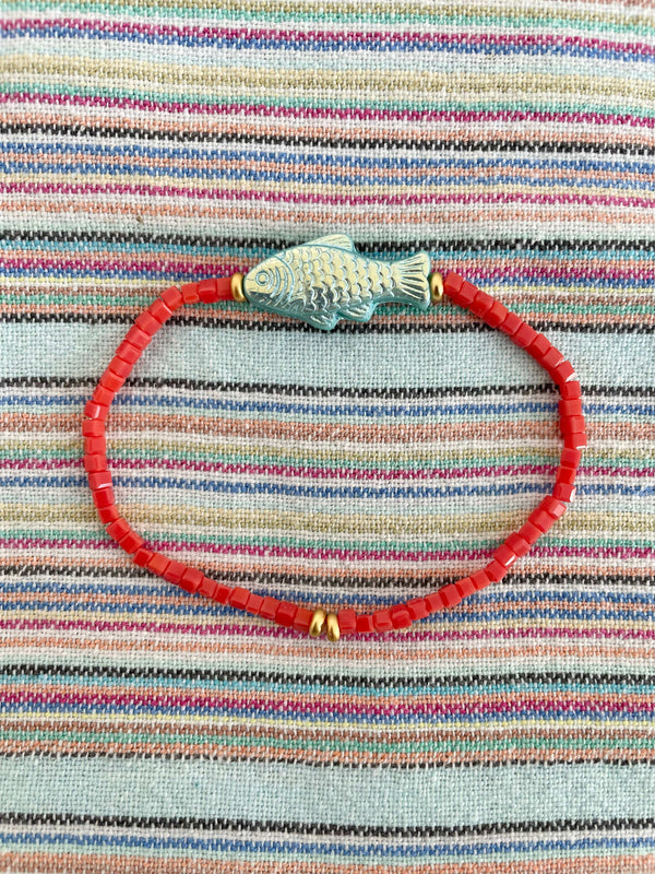 Bougainvillea Café Pesce Bracelet in Nettuno