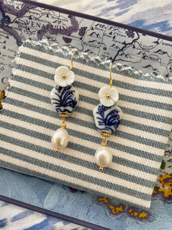 Bougainvillea Café Sea of Poppies Earrings